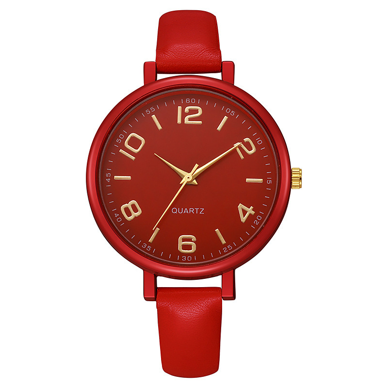 Reloj de cinturón fino para mujer casual retro, elegante, clásico, sentido digital, temperamento de nicho, reloj de cuarzo para estudiantes