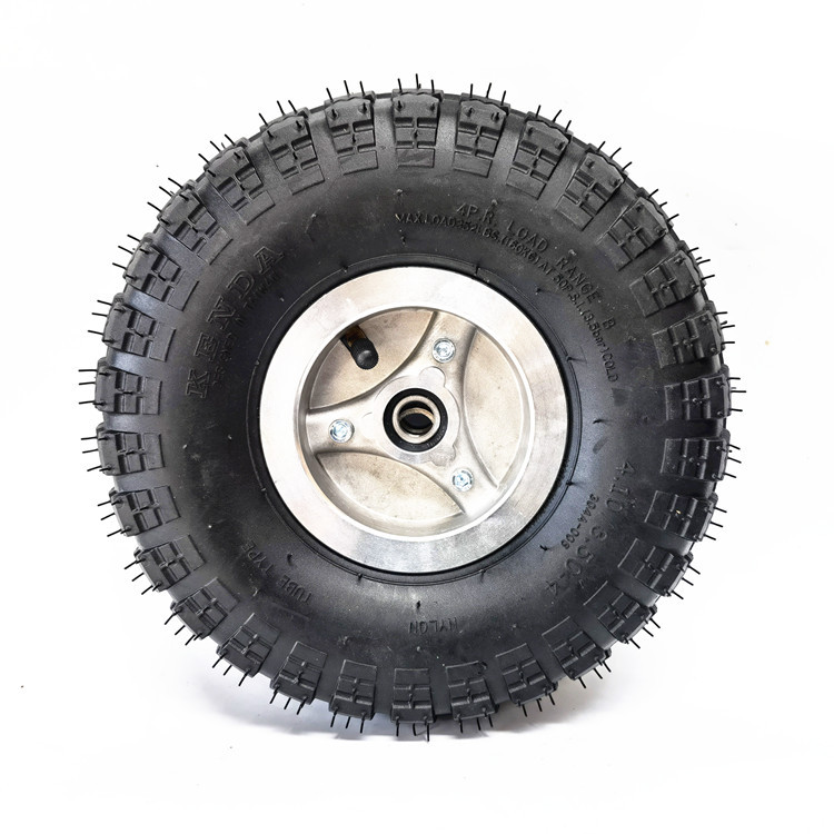 4.10/3.50-4 Inflatable Tire Whole Wheel 3.00-4 Inflatable Wheel 260 * 85 Aluminum Alloy Wheel Hub Inflatable Tire