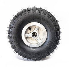 4.10/3.50-4 Inflatable Tire Whole Wheel 3.00-4 Inflatable Wheel 260 * 85 Aluminum Alloy Wheel Hub Inflatable Tire