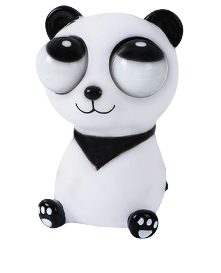 En stock lindo mirando Panda descompresión artefacto divertido mano pellizco descompresión ventilación muñeca creativa juguete de dibujos animados lindo