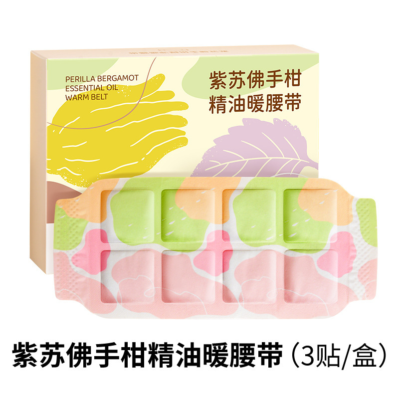 [3 патча в коробке] Улучшенный патч с периллой и бергамотом для утепления талии в коробке