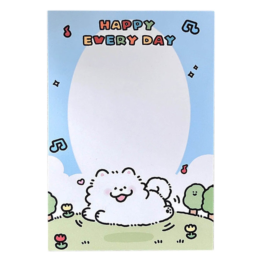 Tengyi nombre conjunto autorizado Tarjeta de cachorro lindo cabeza tarjeta trasera Tarjeta de aspecto alto embalaje tarjeta inferior embalaje de regalo cartón