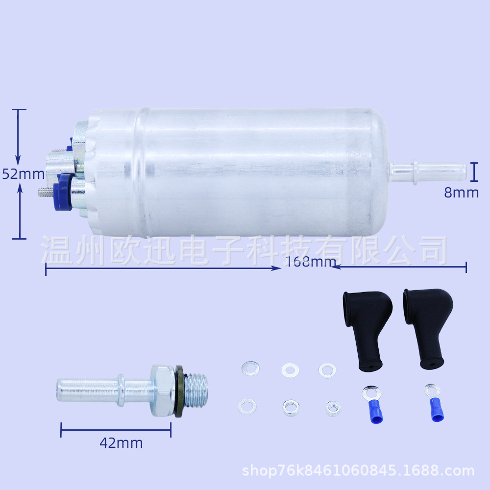External high-pressure gasoline pump External pump Automobile external fuel pump Gasoline pump modified EFI 12V