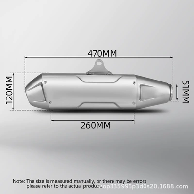 Motorcycle exhaust pipe Kawasaki Klx230 Off-Road Motorcycle