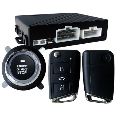 Smart one-button start keyless Car anti-theft device - q30-q13
