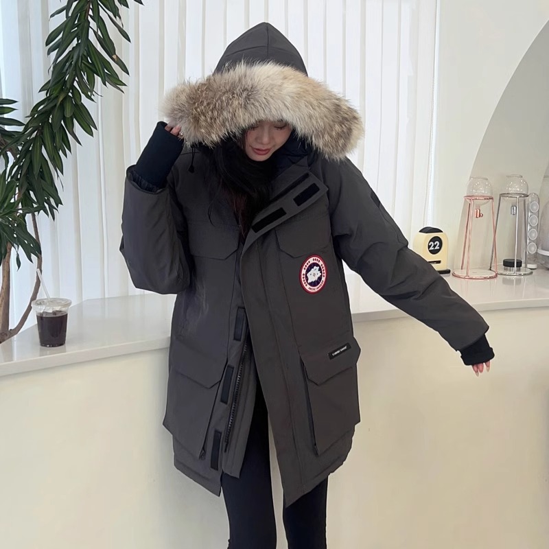 【工厂直销】羽绒服男款冬季2025新款外套中长款08远征派克大衣女