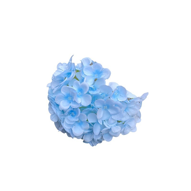 Hortensia única flor artificial princesa Hortensia salón de bodas Flor de boda floral Flor de seda lote transfronterizo