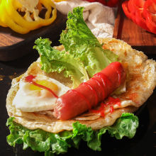 包邮早餐土豆丝卷饼煎饼油炸小吃冷冻半成品面食面点餐饮1000g