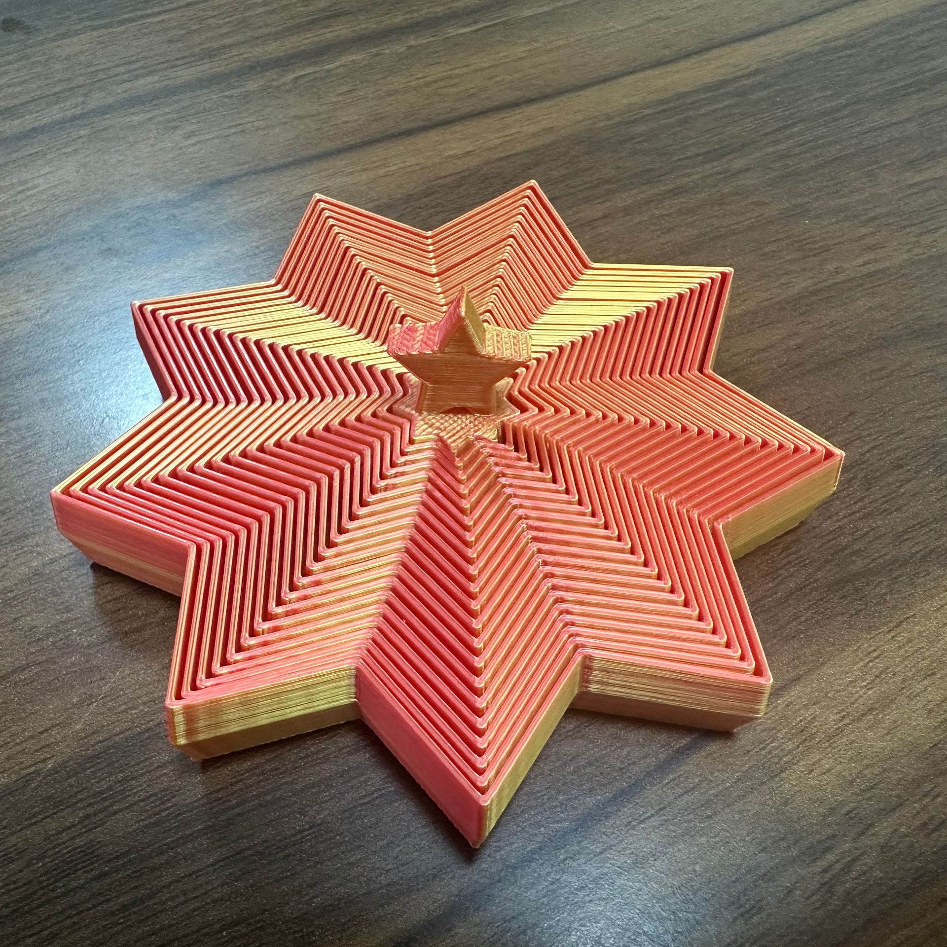 Impresión 3D árbol de Navidad torre de rábanos descompresión juguetes de ventilación estiramiento espiral octogonal curar adornos de escritorio al por mayor image 8