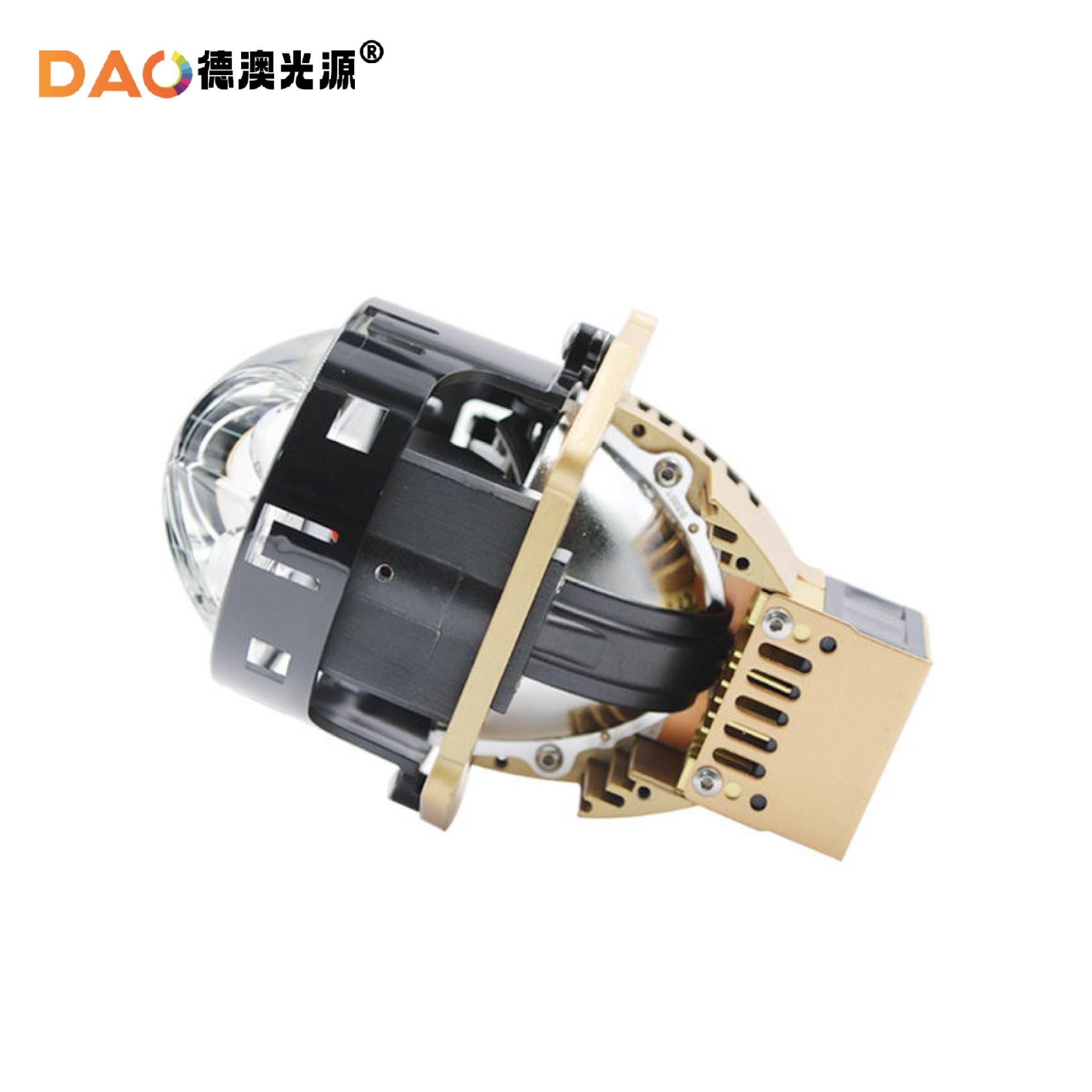 JG10 faro láser doble lente de luz directa de carretera lámpara del coche modificación Nueva Lejos y Cerca de lente láser integrado