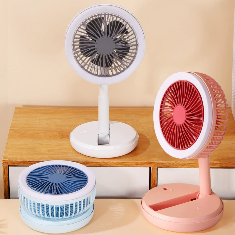 Оптовая выдвижной складной USB-вентилятор для зарядки портативный Домашний Настольный мини-вентилятор Бесшумный Настольный общежитие электрический вентилятор