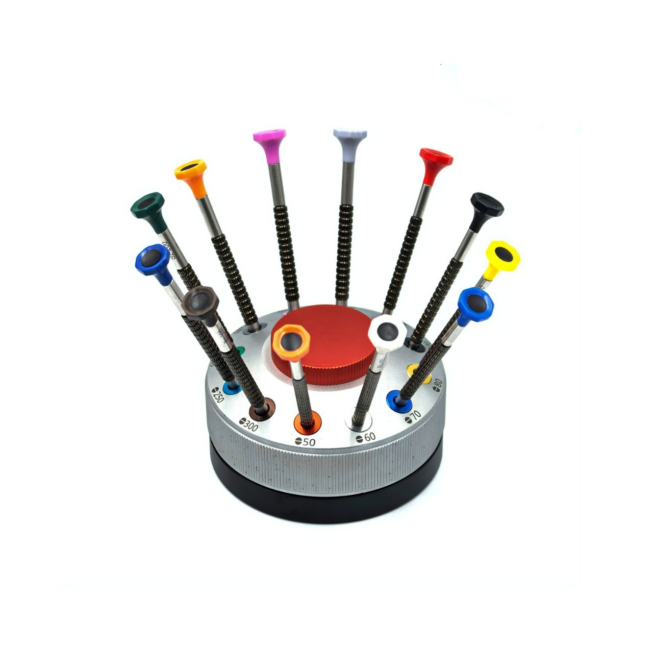 修表工具 12支防滑精密转盘螺丝刀套装 12pc全轴承螺丝刀套装