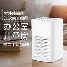负离子空气净化直插充电办公桌面吸尘车载过滤甲醛家用净化器