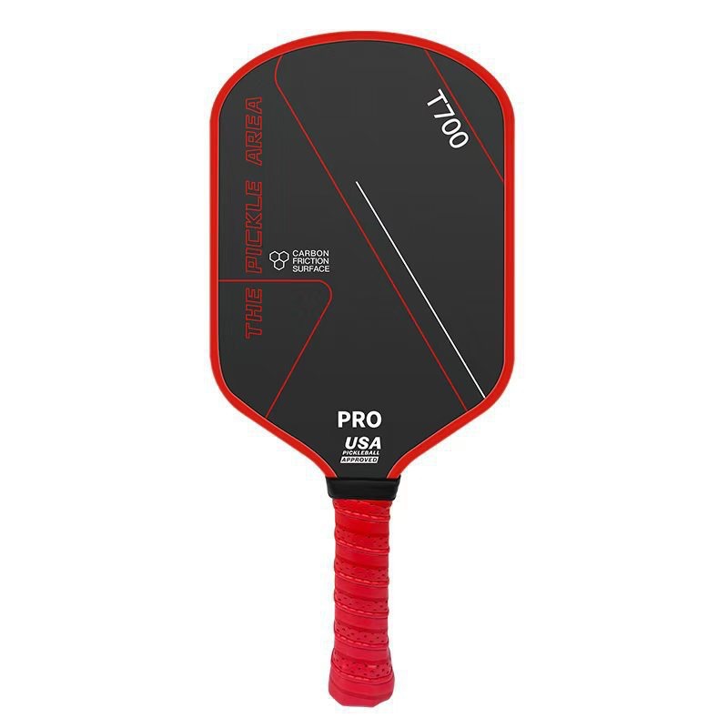 Carbon fiber pickleball paddle T700 16mm textured matte finish for competition use