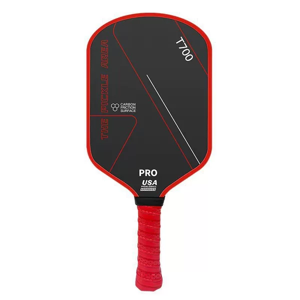 Carbon fiber pickleball paddle T700 16mm textured matte finish for competition use