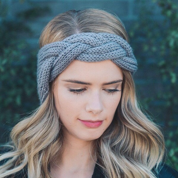Knitted headband