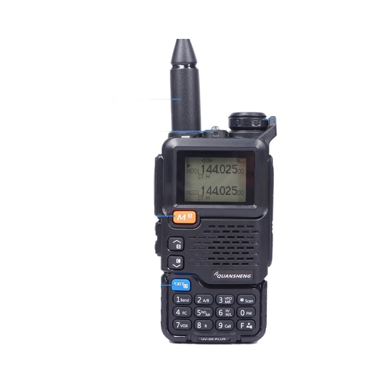 Quansheng UV-5RPLUS serie uv-k5 walkie-talkie de doble segmento al aire libre civil handstand de alta potencia Comercio exterior suministro exclusivo