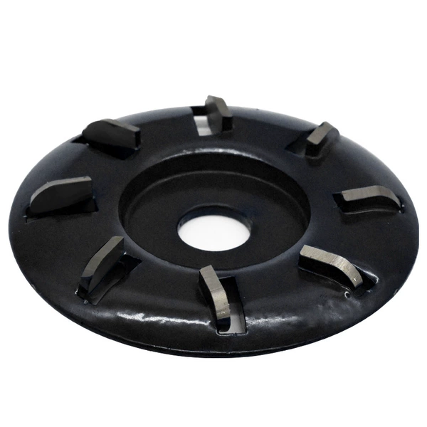 8T curved black