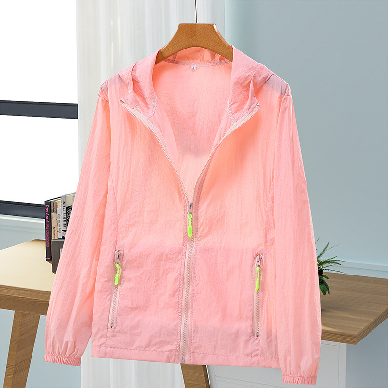 Verano seda de hielo ropa de protección solar para mujeres tamaño grande al aire libre madre anti-UV abrigo corto transpirable delgado ropa de protección solar