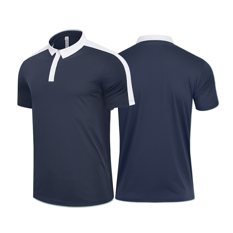 Ropa de secado rápido para hombres y mujeres al aire libre ocio deportes solapa camisa de manga corta Camisa de polo moda Tenis Golf ropa de entrenamiento