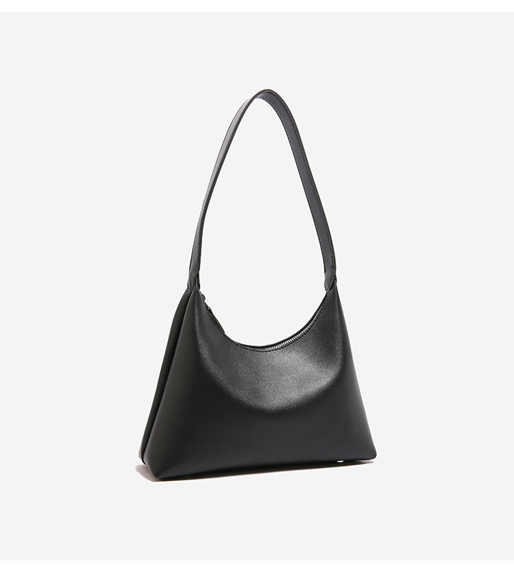 546g Weight Sewing Thread Fashion Element Zipper Closure Type Single Shoulder Strap Strap Type Underarm Bag Bags Type Holiday, Daily Occasion PU Material Women's Backpack Backpack Solid Color Pattern All Seasons Season Women's Gender Basic Style Dumpling Shape Shape Women's PU Solid Color Basic Sewing Thread Dumpling Shape Zipper Underarm Bag 6