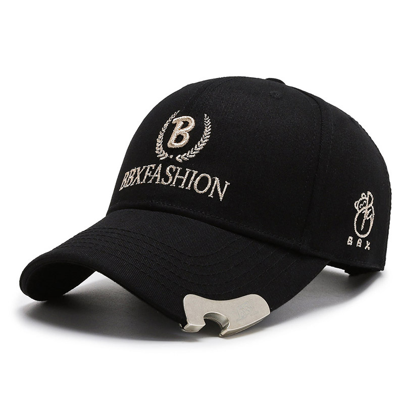 New Baseball Cap With Three-dimensional Embroidery, Summer Bottle Opener Casual Versatile Sun Hat, Custom-made_voghion.com