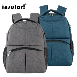 Special Offer Cross-Border Simple Shoulder Fashion Polyester Mommy Bag Backpack Shoulder Large Capacity Waterproof Mother and Baby Bag