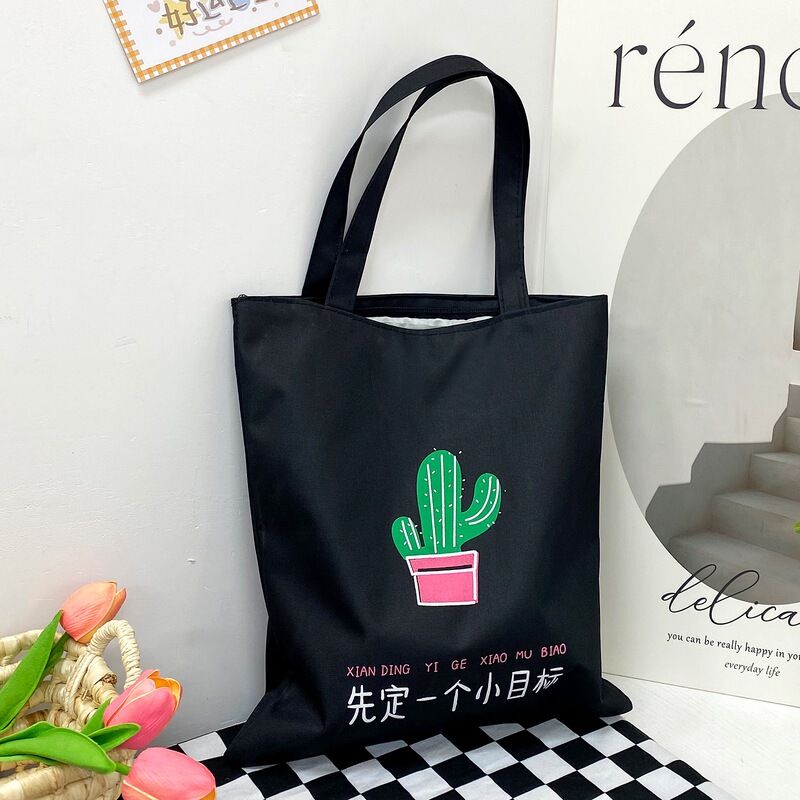 Factory wholesale 2023 new large capacity ladies shoulder handbag Oxford cloth gift bag cartoon cute