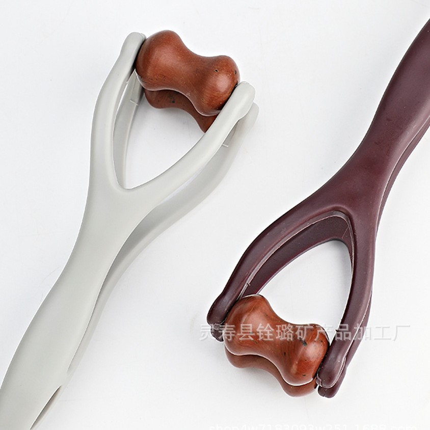 厂家供应砭石手指按摩器 按摩纤细手指 红砭石手指夹 量大优惠