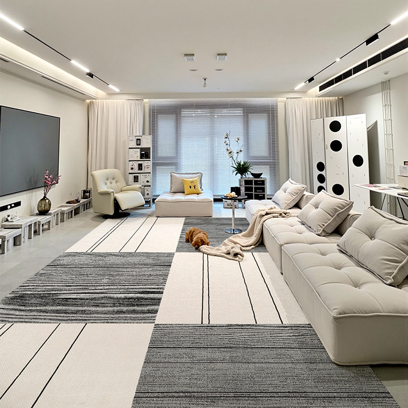Colección de alfombras retro sin formaldehído polipropileno ultraflexible sala de estar lujosa sensación de alto nivel alfombra de cama personalizada