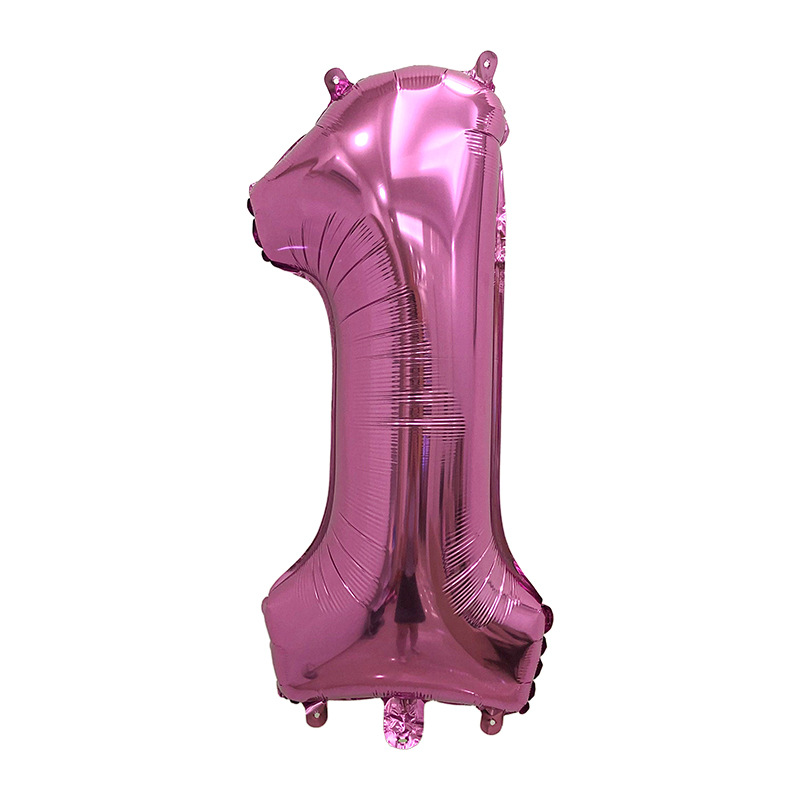 Versión americana verde digital flotante vacío globo de película de aluminio 32 pulgadas oro medio globo digital 34 pulgadas globo decoración al por mayor