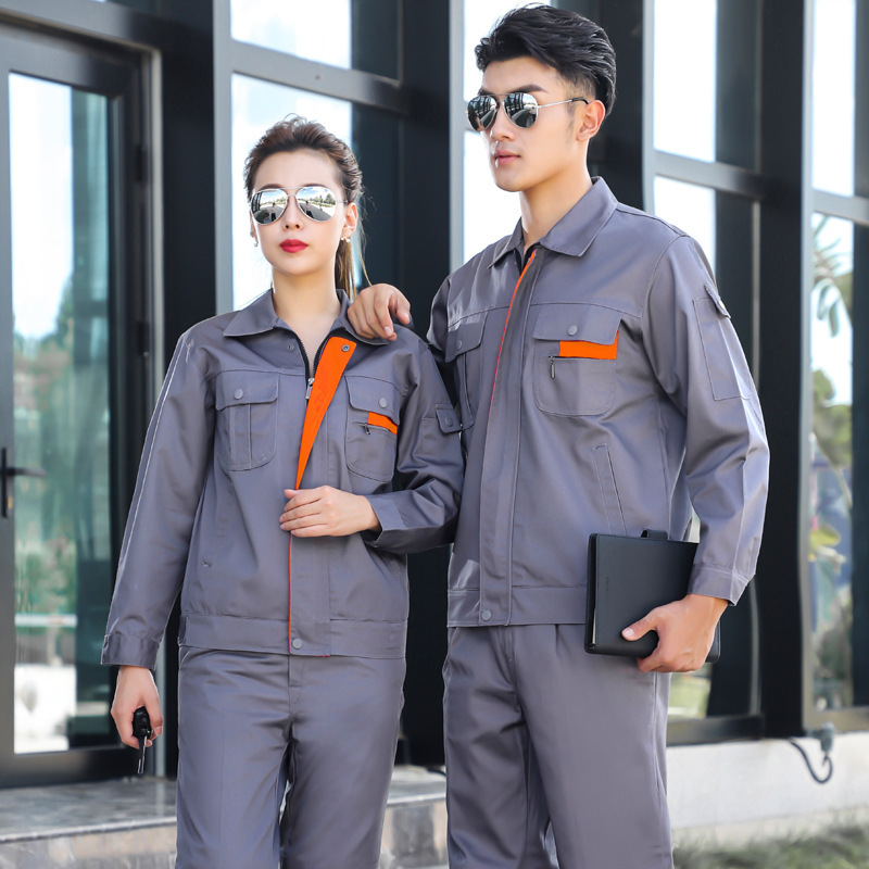 春秋冬涤棉长袖工作服套装男耐脏耐磨工厂服定做工厂服劳保服定制|undefined