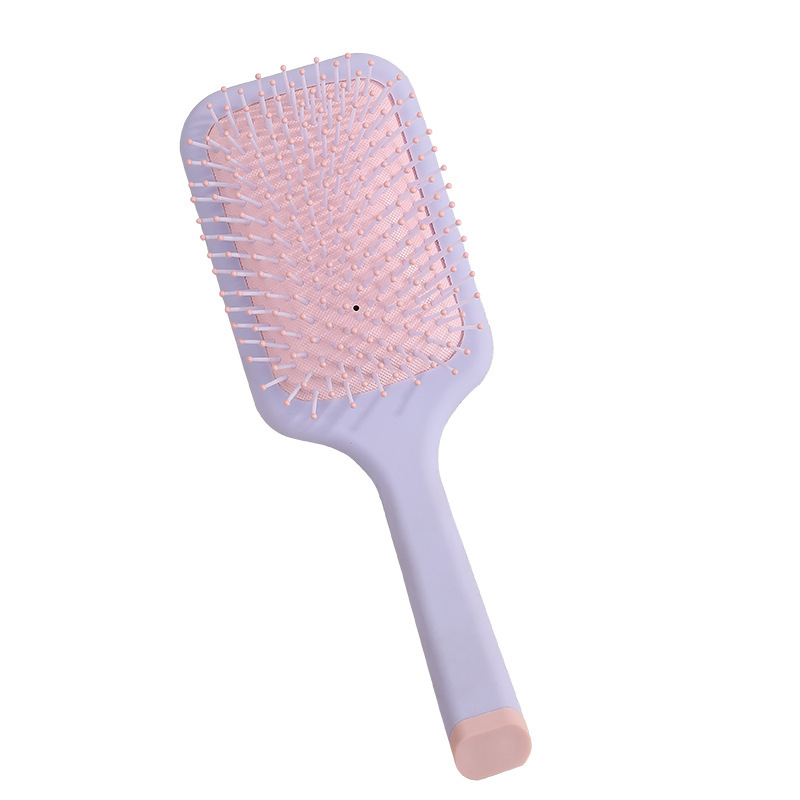 Xiaohongshu recomienda un peine con cojín de aire para masaje en el hogar, un peine con bolsa de aire esmerilado negro duradero para cabello liso y duradero, antiestático