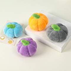 Pet Supplies Manufacturer Wholesale Direct Supply Simulation Fruit Pumpkin Sound Plush Dog Chewing and Cleaning Toy