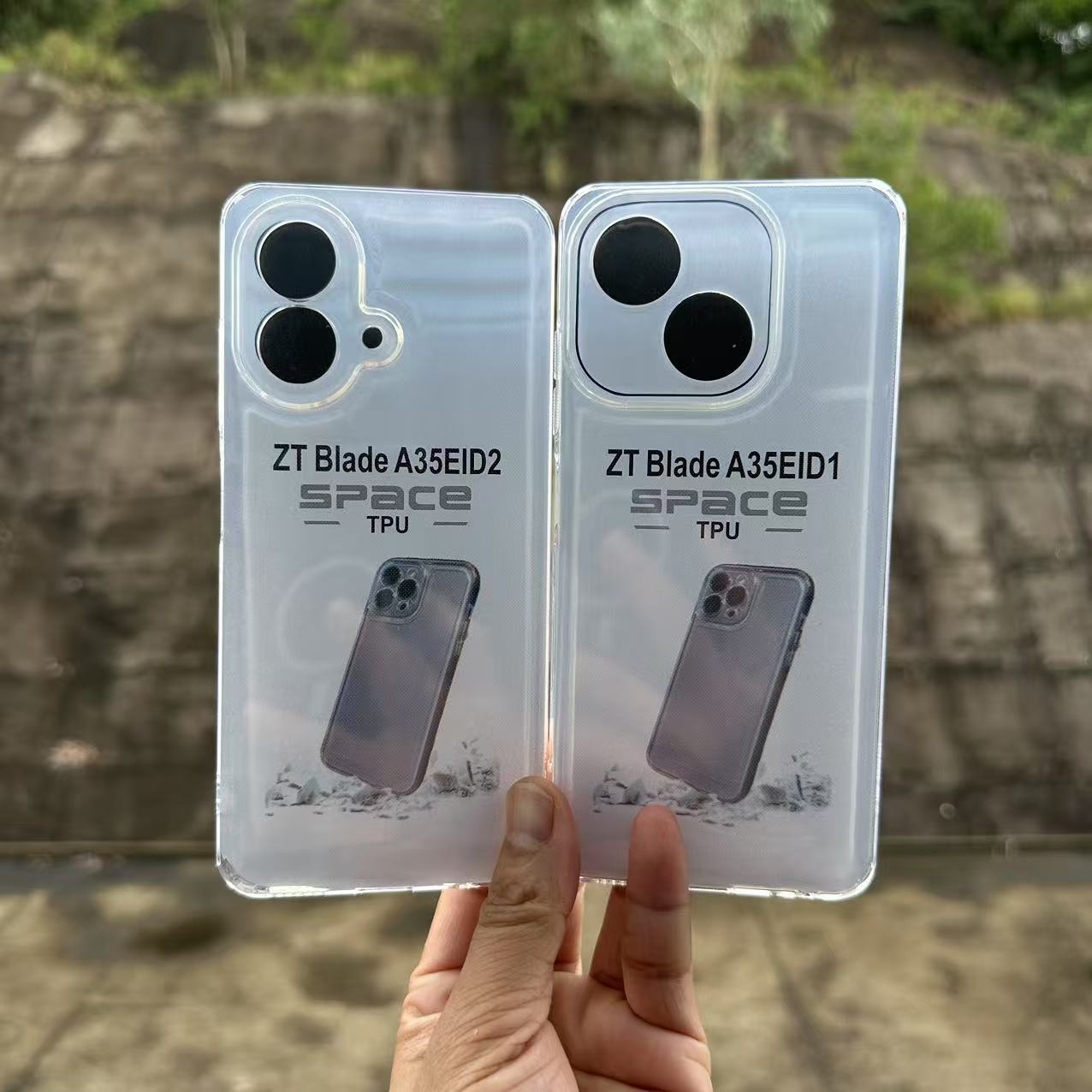 太空壳适用ZTE Blade A35E iD1 iD2 ztea35e手机壳TPU保护套Space