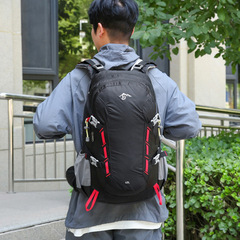 跨境户外运动登山包男徒步休闲旅行背包大容量简约质感潮双肩包