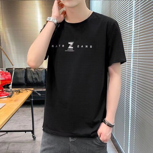 Short-sleeved T-shirt for men in summer, spring and autumn, Japanese fashion tops, bottoming shirts, Korean style ins half-sleeved clothes