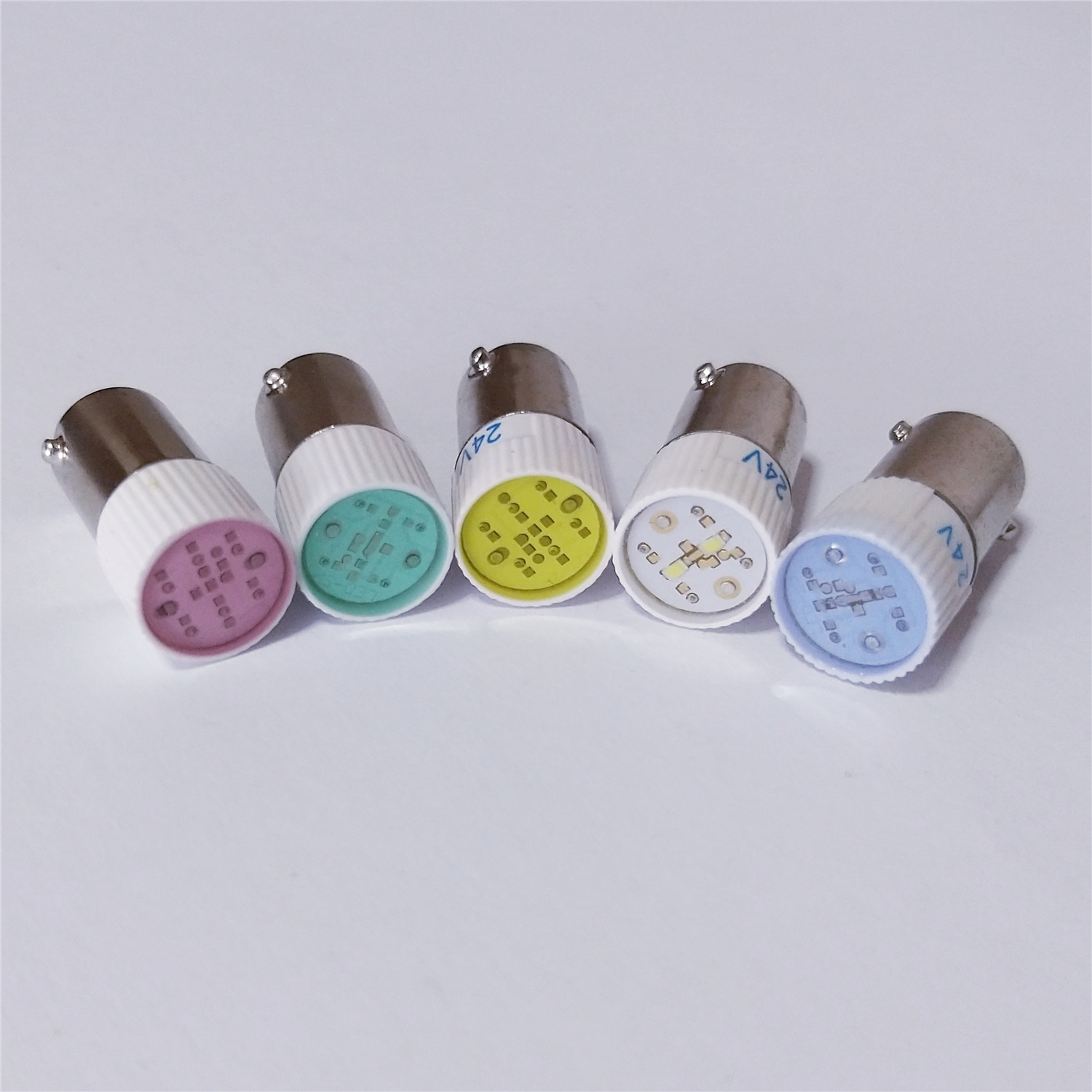 双科电气LED卡口 插口 灯珠灯泡BA9S-X 24V带灯按钮用灯珠配件