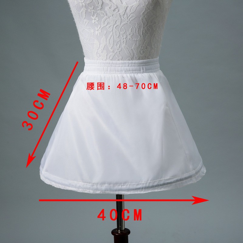 厂家现货批发儿童裙撑公主裙短款女童蓬蓬裙礼服内衬裙可调节蓬度