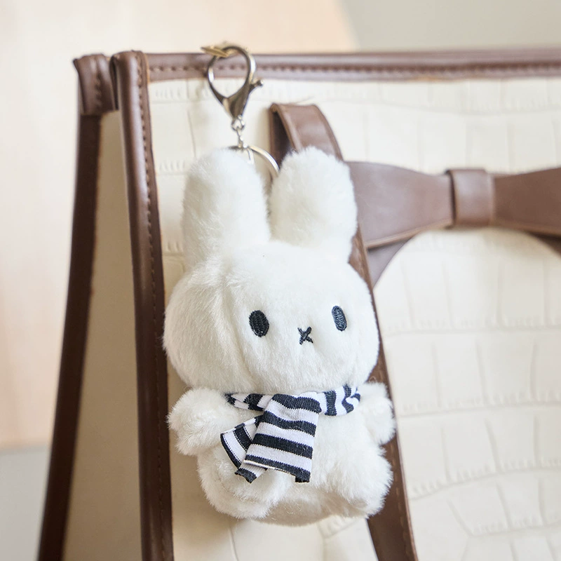Милый кролик Миффи, мягкий кулон, мультяшная мини-кукла, кукла, школьная сумка, сумка, кулон, брелок, подарок для пары