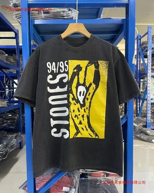 New Men's Rolling Stones Retro Fog High Street Short-Sleeve T-Shirt Couple T-Shirt Retro Loose Fashion Shirt T-Shirt European and American Cotton New Men's Rolling Stones Retro Fog High Street Short-Sleeve T-Shirt Couple T-Shirt Retro Loose Fashion Shirt T-Shirt European and American Cotton