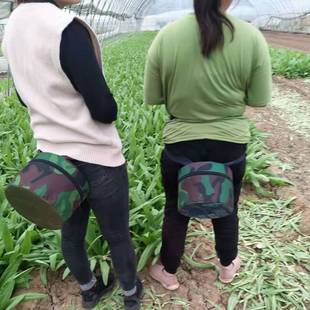 Portable Foam Corn Stool Digging Stool Agricultural Lazy Plastic Pier Greenhouse Picking Chestnuts Garlic Chest Small Bench