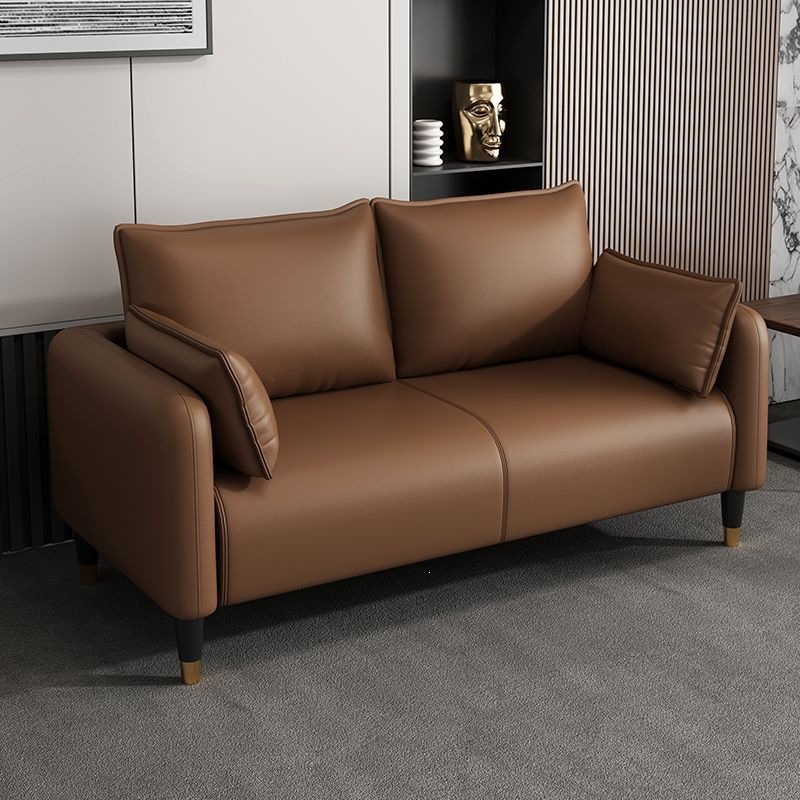 Tech fabric sofa, simple and modern design, suitable for small apartments, living rooms, bedrooms, and clothing store reception areas; available in two- and three-seater options