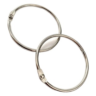 Factory Direct metal iron ring opening card ring loose-leaf ring desk calendar card ring diy manual adjustable connection card ring