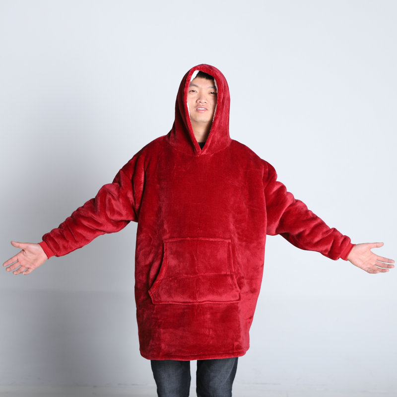 国境を越えたブランケットと帽子をかぶったテレビ毛布の家の服のパジャマのテレビ毛布のフランネルの怠け者の毛布|undefined