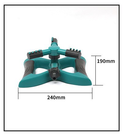 Jardín rociador giratorio automático de césped 360 grados rociador giratorio riego verduras regar flores agrícola versión de la serie rociador