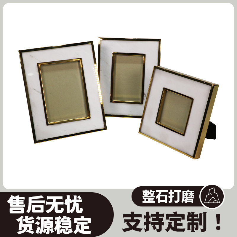 Marble Photo Frame Table Classy Original Design Normcore Decoration Model Room Bedroom Modern Creative Decorative Ornaments Marble Photo Frame Table Classy Original Design Normcore Decoration Model Room Bedroom Modern Creative Decorative Ornaments