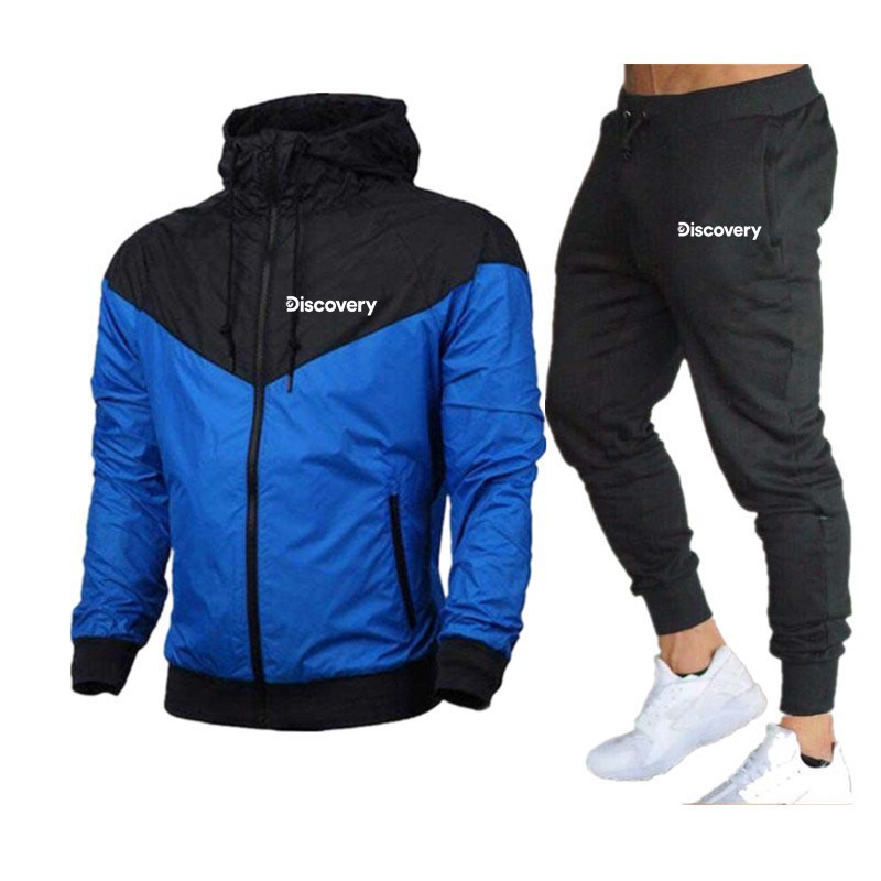 two-tone windproof fashionable jacket with zipper