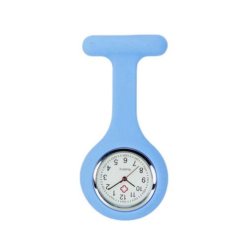 Foreign trade silicone nurse watch pocket watch doctor's hanging watch exam watch pin-type hanging watch student's pocket watch gift watch