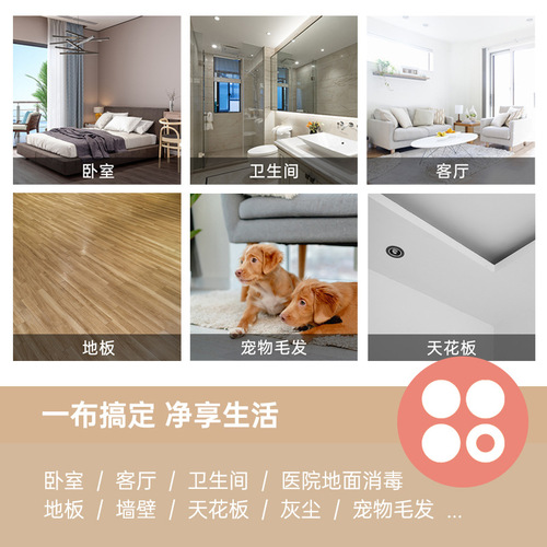 Shengbo electrostatic dust removal mop household hand-washable disposable lazy mop thickened electrostatic dust removal paper wholesale